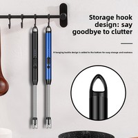 Briquet électronique rechargeable sans flamme, allumeur métallique durable à arc pulsé, cuisinière à gaz de cuisine, aromathérapie, bougie en plastique