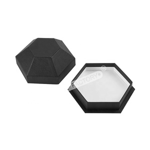 Sang Trọng Biểu Tượng Tùy Chỉnh Cứng Nhắc Tông Tam Giác Hình Kim Tự Tháp Đồ Trang Sức Đám Cưới Nhẫn Bao Bì Hộp Quà Tặng - Product Image 5