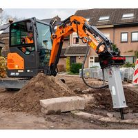 Ekskavator Mini Crawler 2 Ton Merek Terbaik Cina DX19Z-7B dengan Radius Penggalian Maksimal 3810mm Dijual
