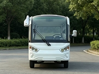 Bus de Tourisme Électrique à Toit Ouvert 14 Places, Châssis Stable, pour le Transport de Touristes en Camping, Parc Aquatique et Parc de Loisirs - Vente en Gros