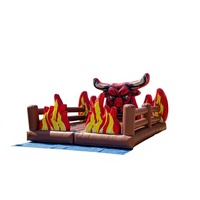Taureau mécanique gonflable de haute qualité, nouveau design, 5*5m, écologique, à vendre ou à louer