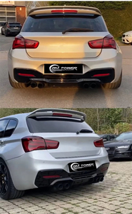 Diffusore paraurti posteriore nero lucido di alta qualità per <span class=keywords><strong>BMW</strong></span> <span class=keywords><strong>serie</strong></span> <span class=keywords><strong>1</strong></span> <span class=keywords><strong>F20</strong></span> 2011-2018 MP nero copri bordo <span class=keywords><strong>accessori</strong></span> - Product Image 6