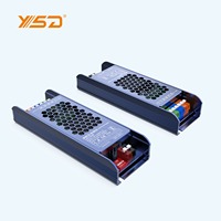 Alimentateur LED à tension constante YSD 12V 24V AC/DC 30W 60W 100W 150W 200W 300W 400W SMPS Transformateur LED pour bande LED