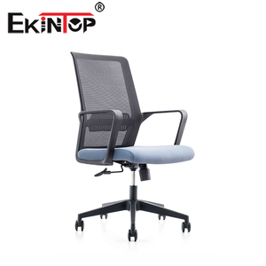 Fauteuil de bureau ergonomique pivotant en maille pour visiteurs et cadres, avec accoudoirs fixes et soutien lombaire, idéal pour salles de réunion - Vente en gros - Product Image 6