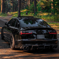 Aileron arrière en Fiber de carbone prix usine A6 S6 C7(2012-2018) aileron de coffre arrière pour Audi A6 S6 C7 aileron de Style HK