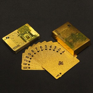 זהב צבעוני מותאם אישית עמיד למים/pvc פלסטיק משחק כרטיסי משחק אירו עבור ליל כל הקדושים השנה החדשה החדשה החדשה החדשה - Product Image 5