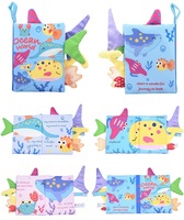 Baby Soft Cloth Book für Neugeborene 0-36 Monate 3D Stoff bücher Montessori Handpuppe Lernspiel zeug für Kinder Geschenk