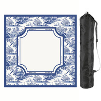 Tapis de Mahjong Antidérapants en Caoutchouc, Grands Tapis de Jeu de Bureau, Tapis de Table Imperméables à Bords Cousus, Durables, avec Impression Personnalisée