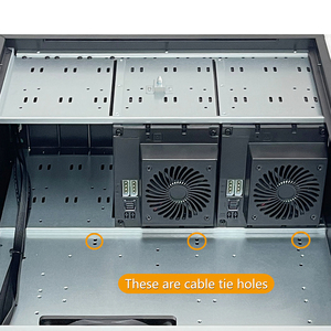 ZhenLoong Full Tower <strong>NAS</strong> <strong>Case</strong> 12 8 Bay Hot-swap Hard Drive SAS Server Storage Workstation Chassis Support ITX MATX ATX EATX MB - Product Image 4