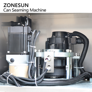 Zonesun เครื่องปิดผนึกกระป๋องอลูมิเนียมกระป๋องน้ำผลไม้อัตโนมัติเต็มรูปแบบเครื่องปิดผนึกฝาปิดเคลือบดีบุก - Product Image 6