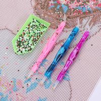 Kits d'outils de peinture au diamant en résine 5D, kit de stylos pour art au diamant fait main, accessoires de bricolage pour nail art, broderie au point de croix