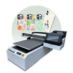 전화 케이스 UV 인쇄 기계 JESI 6090 UV 프린터 UV 평판 프린터
