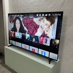 SAMSUNGs <span class=keywords><strong>QLED</strong></span> <span class=keywords><strong>75</strong></span> <span class=keywords><strong>pulgadas</strong></span> TV sin marco Sistema Android Nueva Televisión Wifi televisión inteligente 4K UHD Google Paly Store escuela África - Product Image 5