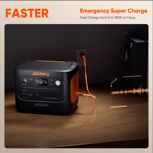 สถานีไฟฟ้าพกพา Jackery Explorer 1000 V2 แบตเตอรี่ลิเธียมโพลิเมอร์ ชาร์จด้วยพลังงานแสงอาทิตย์ สำหรับใช้งานกลางแจ้ง ระบบกักเก็บพลังงานแสงอาทิตย์ - Product Image 4