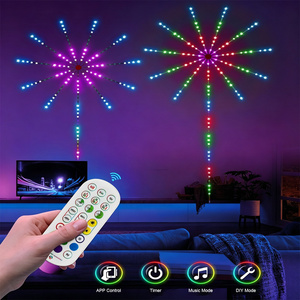 ไฟ LED แถบสี RGBIC หลายสี แบบพลังงานแสงอาทิตย์ สำหรับตกแต่งสตูดิโอ ร้านกาแฟ และห้องนั่งเล่น พร้อมแอปพลิเคชั่นควบคุม - Product Image 4