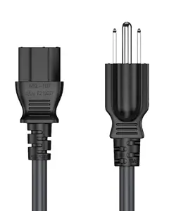 كابل طاقة تيار متردد قياسي أمريكي لكومبيوتر سطح المكتب 1.8م IEC320 0.75مم للبيع بسعر الجملة طاقة 220 فولت