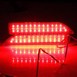 Reflector de parachoques trasero Led de 12V para <span class=keywords><strong>Honda</strong></span> 2009 <span class=keywords><strong>BRV</strong></span> 2015-2016 MOBILIO 2016-2017 City 2012-<span class=keywords><strong>2014</strong></span>, luz trasera LED de freno - Product Image 5