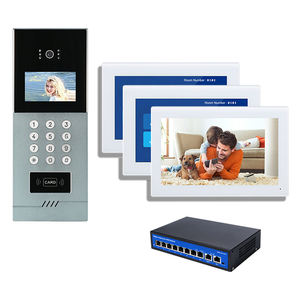 Sistema de Intercomunicación con Video por Cable Analógico para Apartamentos al Mejor Precio, <span class=keywords><strong>Videoportero</strong></span>, Timbre, Entrada con Monitor Interior - Product Image 1