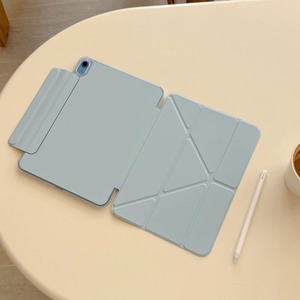 Étui magnétique à rabat pour tablette, vente en gros d'usine, pour <span class=keywords><strong>iPad</strong></span> Pro 12.9 <span class=keywords><strong>5</strong></span>ème génération 2021, avec emplacement pour stylet, fonction veille intelligente et anti-déformation - Product Image 2