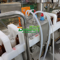 Puissance liquide haute vitesse EU GMP poudre machine de remplissage bouteilles CE approvisionnement SAT FAT IQ PQ OQ docs 99.9% chaque automatique
