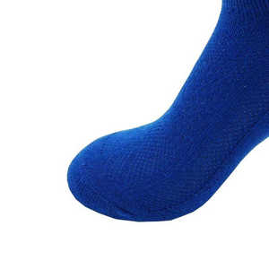 Royal Blue Breathable Casual <strong>No</strong> <strong>Show</strong> Running Padded <strong>Trainer</strong> <strong>Socks</strong> Low Cut Solid Sport - Product Image 1