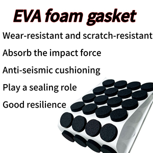 Rouleau de <span class=keywords><strong>mousse</strong></span> EVA noire insonorisante et imperméable, joint isolant flexible et facilement adaptable en taille - Product Image 5