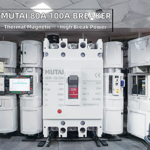 Interruptor Termomagnético <span class=keywords><strong>Mutai</strong></span> CMTM1-125/3300 3P 80A 100A 415V 35kA 50/60Hz Metal/Plástico/Cobre para Venta al Por Mayor - Product Image 6