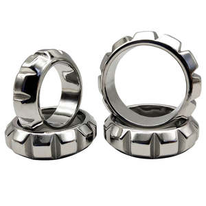 GF 304 acier inoxydable anneau pénien anneau pénien jouet sexuel anneau pénien pour grosse bite homme métal serrure pénis et testicule pour homme - Product Image 2