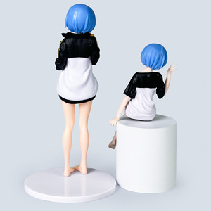 Figurine de Manga <span class=keywords><strong>Re</strong></span>:<span class=keywords><strong>Zero</strong></span> - Commencer une vie dans un autre monde, Rem et Ram, 16-22 cm, en PVC, pour collection ou cadeau - Product Image 5