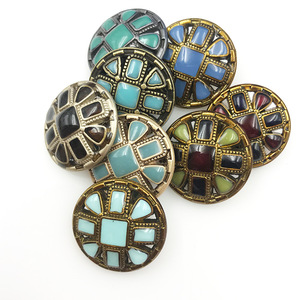 Biểu Tượng Tùy Chỉnh May Kim Loại Áo Blazer Thời Trang Kim Loại Chân Nút Cho Quần Áo - Product Image 5