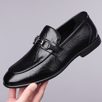 Mocassins à lacets antidérapants Evergreen en cuir véritable avec plateforme, amorti, anti-odeur et tissu en coton