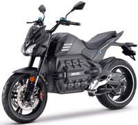 Moto électrique intelligente à grande vitesse E-Odin, 120 km/h, 6000 W, autonomie de 200 km, style sportif, certifiée EEC L3e, batterie 72 V