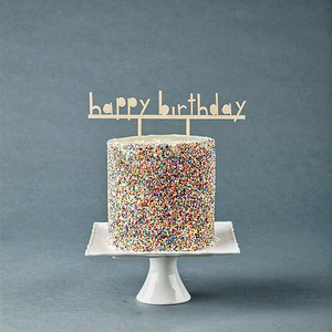 Buon compleanno torta Topper in legno festa di compleanno torta forniture per donne uomini buon compleanno segno per torta foto oggetti di scena - Product Image 5