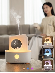 2025 New Raindrop Diffuser, 180ml Water Tank, 3-Color Light, Remote, Timed, Quiet, Ideal for Home Office & Gifting - Product Image 4