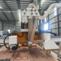Máquina de Tallado de Madera CNC Automática HMI de 1800*3600 mm, Router CNC para Trabajar la Madera con Plataforma de Carga Automática en Venta