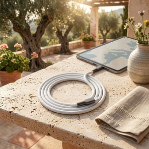 Cable <span class=keywords><strong>USB</strong></span> C a <span class=keywords><strong>USB</strong></span> C de 240W con Silicona Líquida y LED Luminoso, Cable de Carga Rápida Tipo C para Samsung, iPhone, iPad - Product Image 3