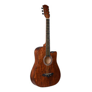 Guitarra acústica de 38 pulgadas, instrumento de cuerda, con tilo superior - Product Image 2