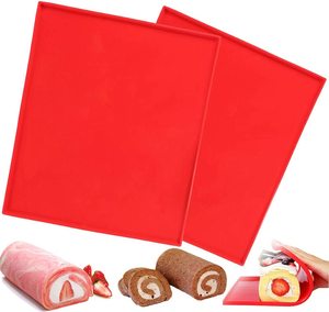 Antiadhésif <span class=keywords><strong>Silicone</strong></span> Gelée Rouleau Pan Plateau De Cuisson Tapis De Pâtisserie Pizza Biscuits Moule <span class=keywords><strong>Silicone</strong></span> Suisse Rouleau Gâteau Tapis - Product Image 1