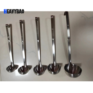 Mestolo in Acciaio Inox Heavybao con Manico Lungo a Uncino, Accessori da Cucina per Cucinare <span class=keywords><strong>e</strong></span> Servire in Ristoranti <span class=keywords><strong>e</strong></span> Hotel - Product Image 2