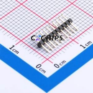 MTP310-1110S1 Pin Header Through hole Component (THT),P=1.27mm Connector 1x10P 1.27mm Single Row 10P - Product Image 2