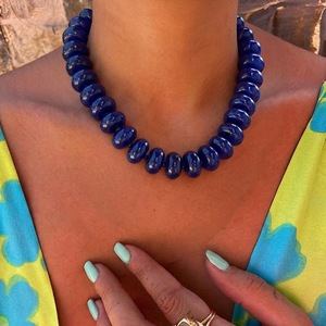 Yeni Trendy Sınır Ötesi Avrupa Amerikan Boncuklu Top Kolye Reçine Bohemian Sevimli Moda Klavikula Zinciri kadın Hediyesi - Product Image 2