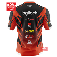 Camiseta de Esports de Secado Rápido Personalizada de Alta Calidad 2021