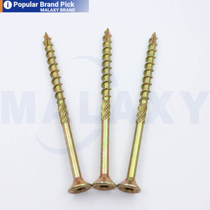 Malaxy viti per legno #8 #2 Torx stella di azionamento svasata testa truciolare vite per esterni Decking vite - Product Image 1