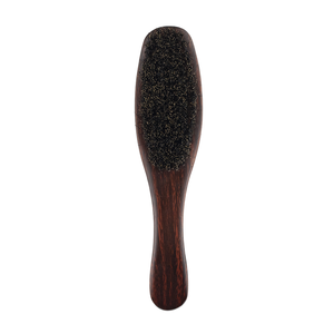 Brosse à cheveux incurvée jetable en bois ionique pour hommes avec poils de sanglier naturels de haute qualité, dureté moyenne, vente chaude - Product Image 1