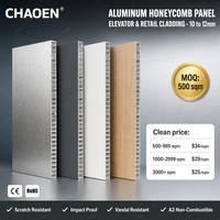 Panneau en nid d'abeille miroir personnalisé, fini en aluminium composite, matériau de construction mural pour produits métalliques