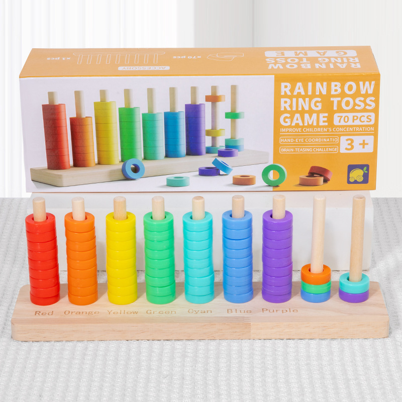 Jeu de bague arc-en-ciel