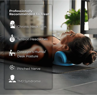 Oreiller de traction chiropratique pour soulager la douleur, relaxant pour le cou et les épaules, dispositif de traction cervicale, étireur de cou