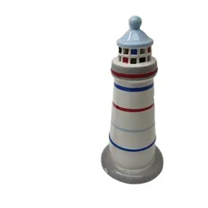 Hot sell Lighthouse shaped Ceramic Money Box Piggy Bank