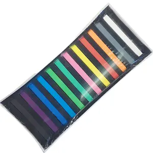 Non Toxic Square Chalk Pastel,Soft Pastel 24 pack Assorted Color