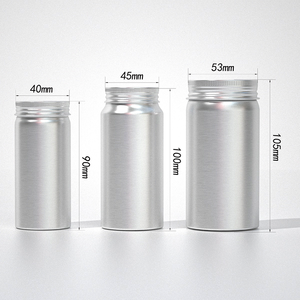 Botellas de Aluminio con Tapas Personalizadas en Varios Colores, 100ml, 120ml, 150ml, 200ml, Latas Vacías de Boca Ancha con Tapas de Rosca y Anillo de Apertura para Píldoras - Product Image 3